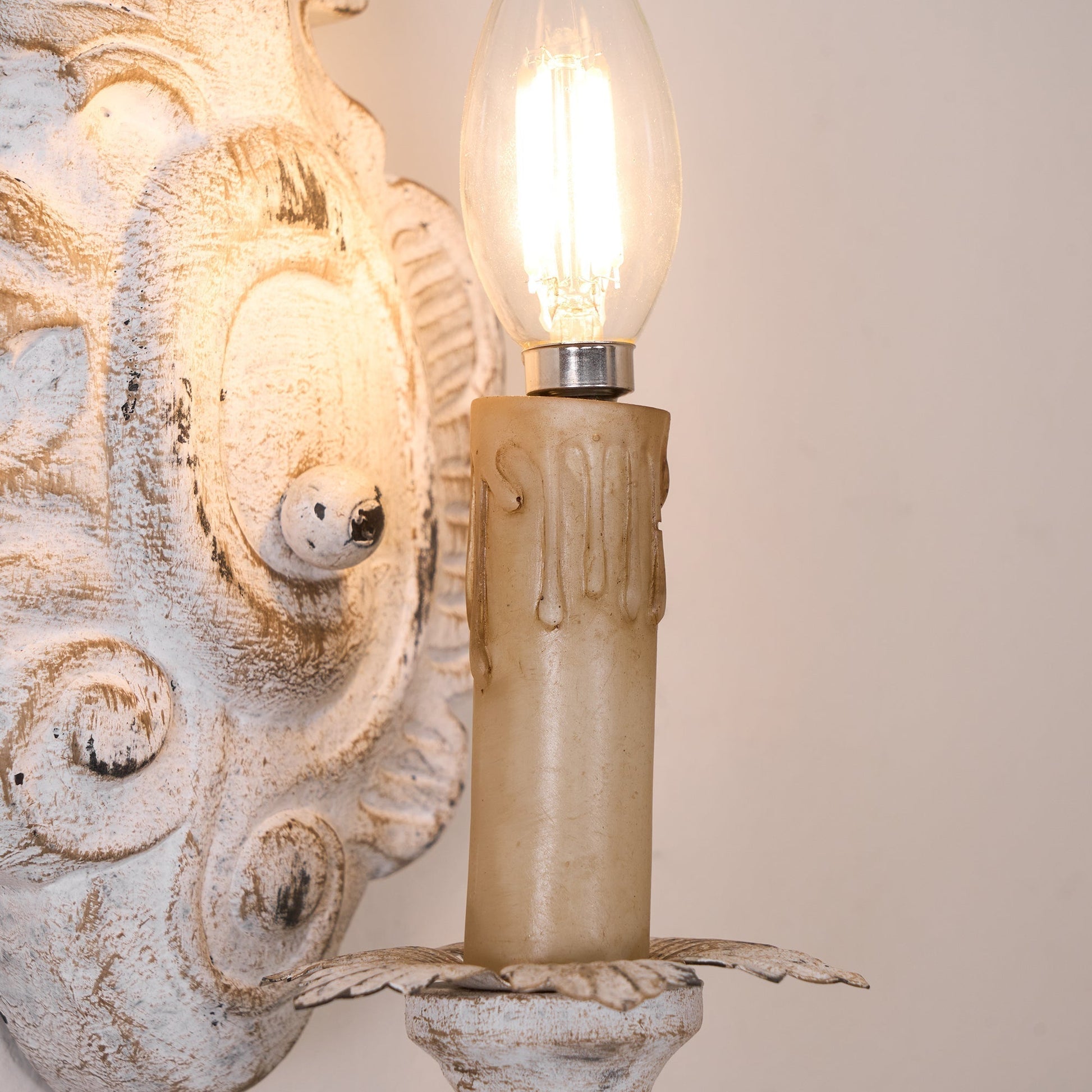 Louis Indoor Wall Lamp Wood - Lamp Copper