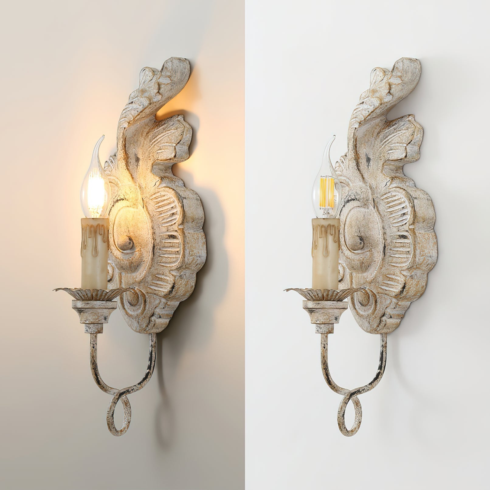 Louis Indoor Wall Lamp Wood - Lamp Copper