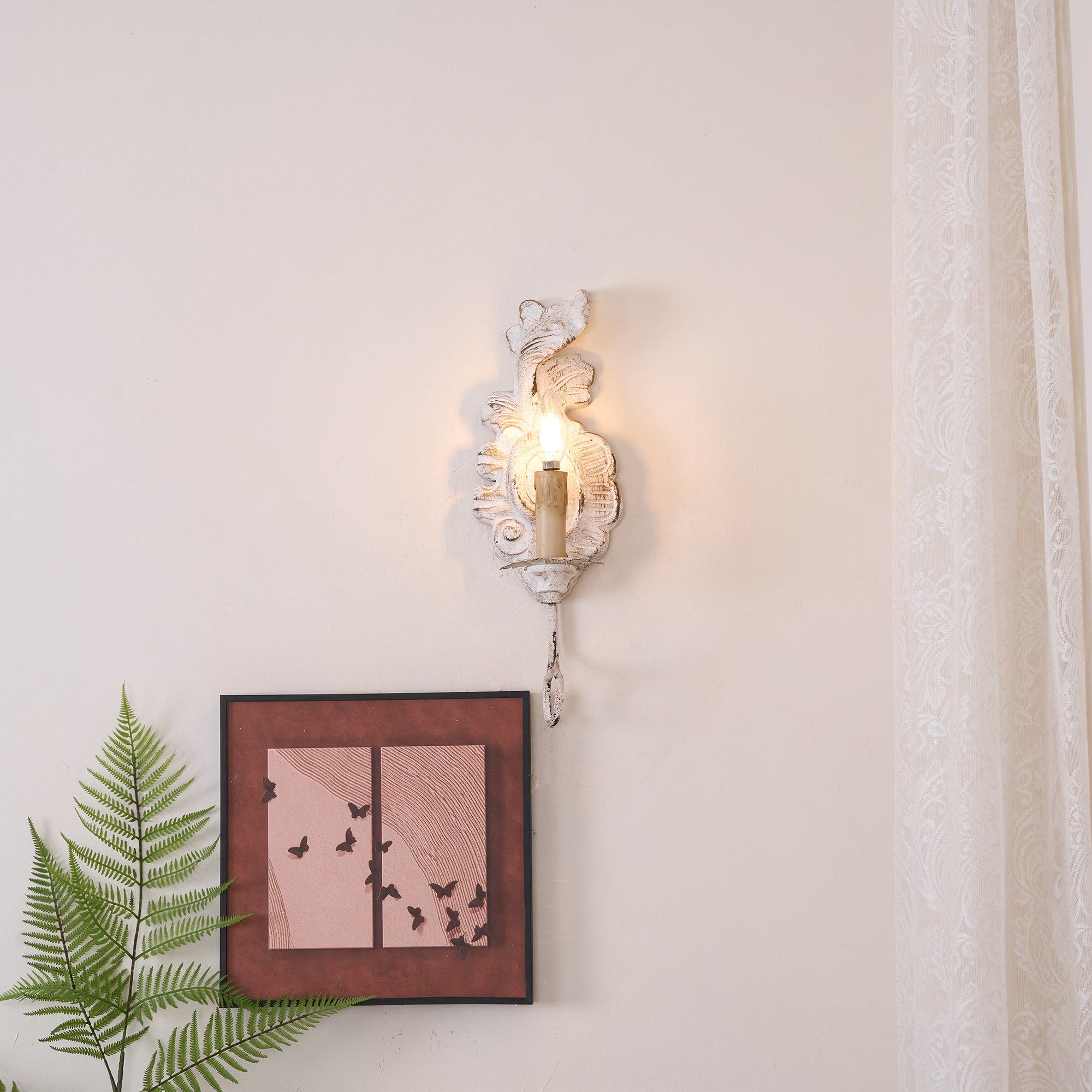 Louis Indoor Wall Lamp Wood - Lamp Copper