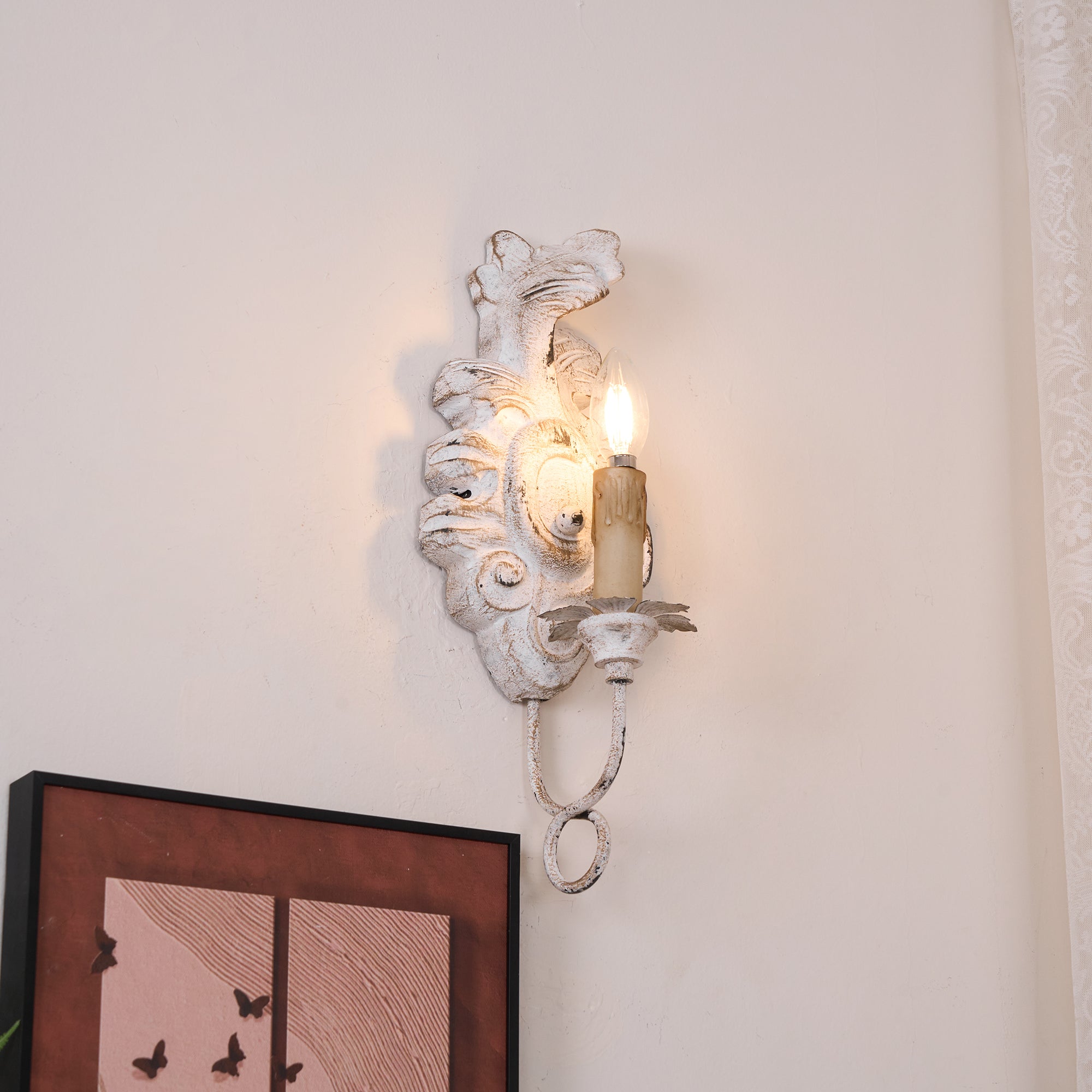 Louis Indoor Wall Lamp Wood - Lamp Copper
