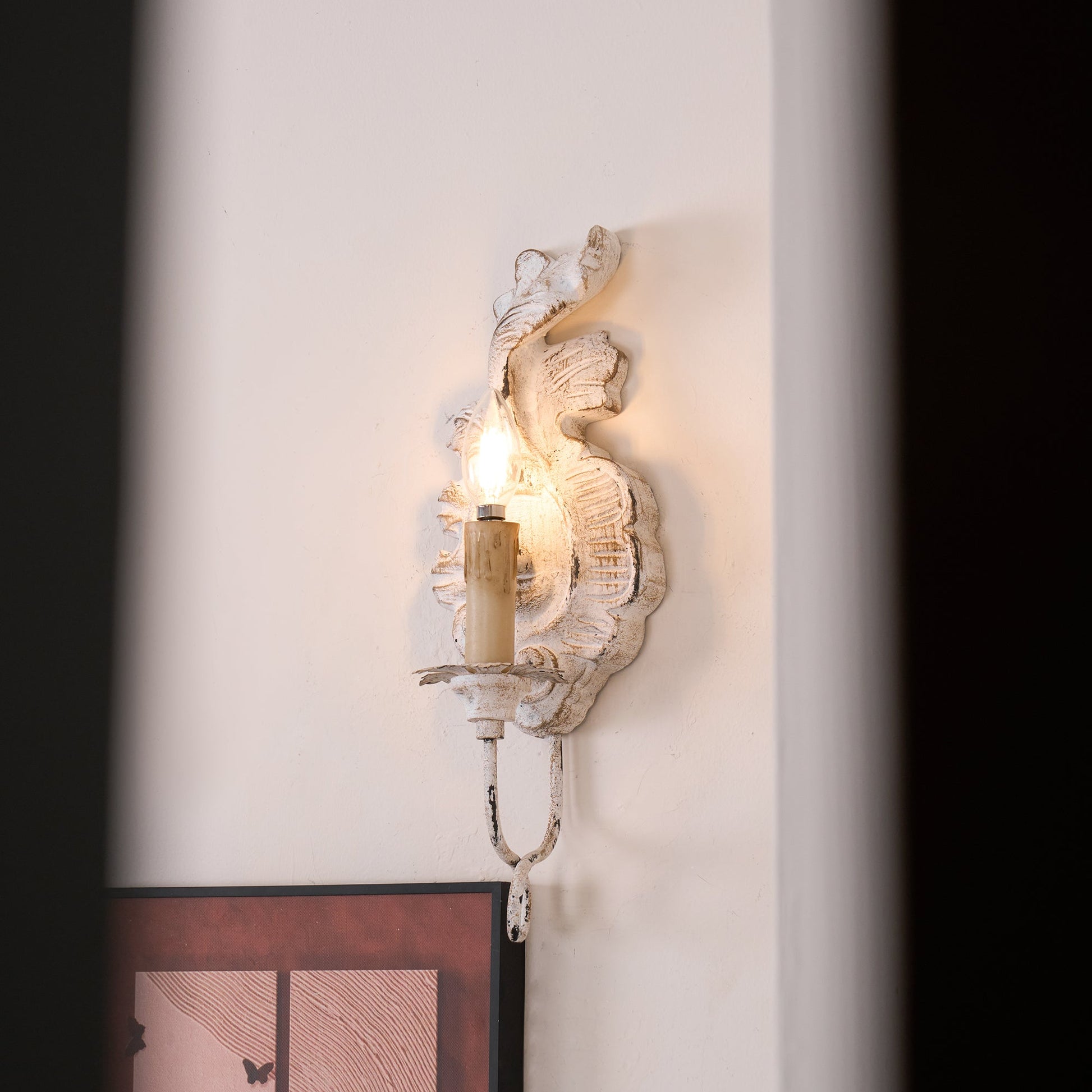Louis Indoor Wall Lamp Wood - Lamp Copper