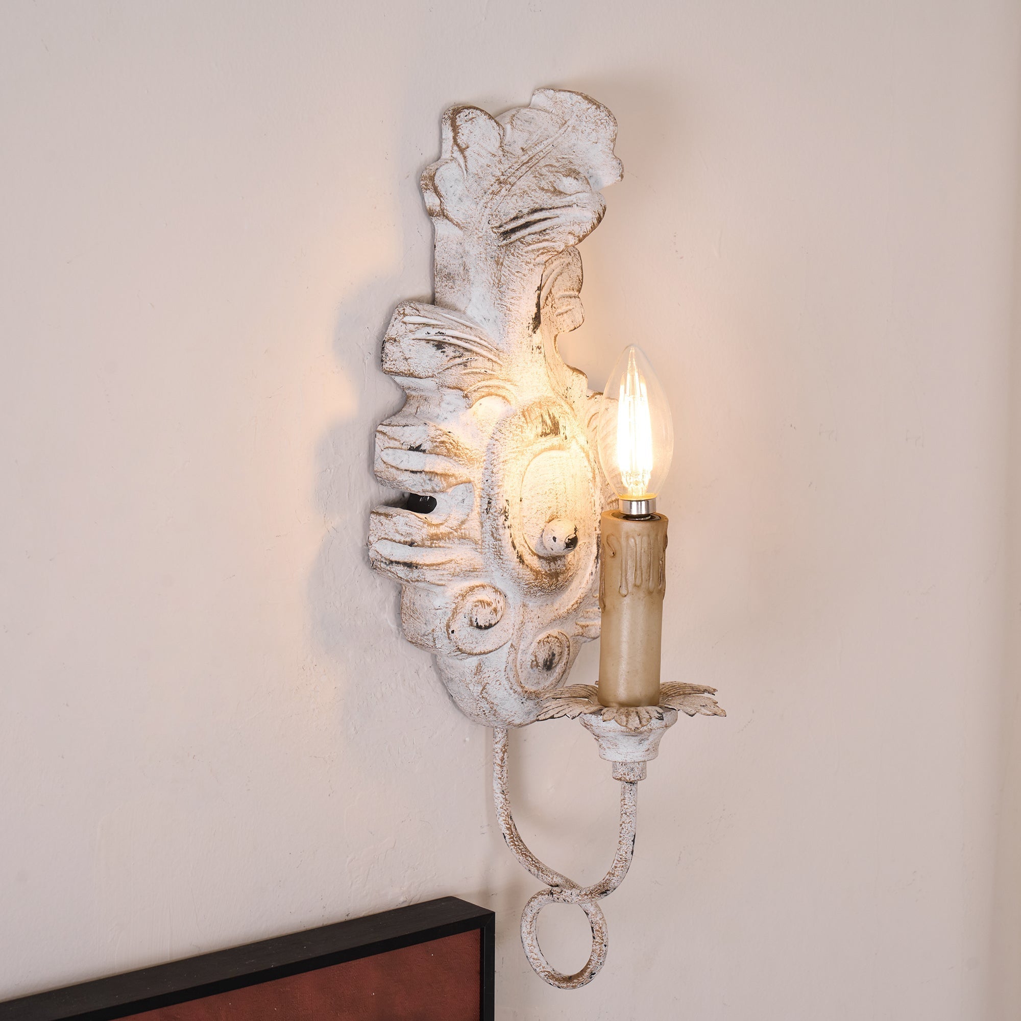 Louis Indoor Wall Lamp Wood - Lamp Copper