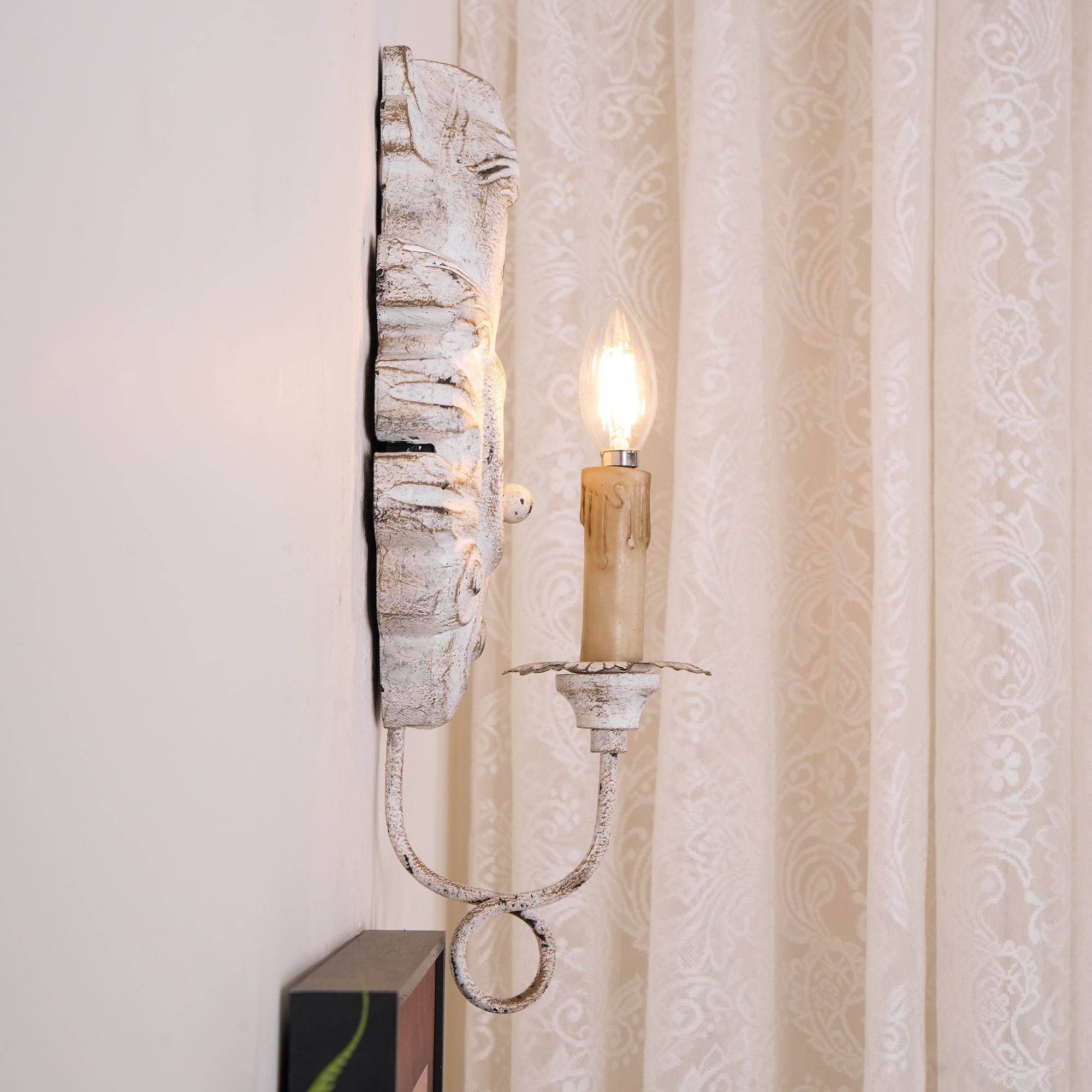 Louis Indoor Wall Lamp Wood - Lamp Copper