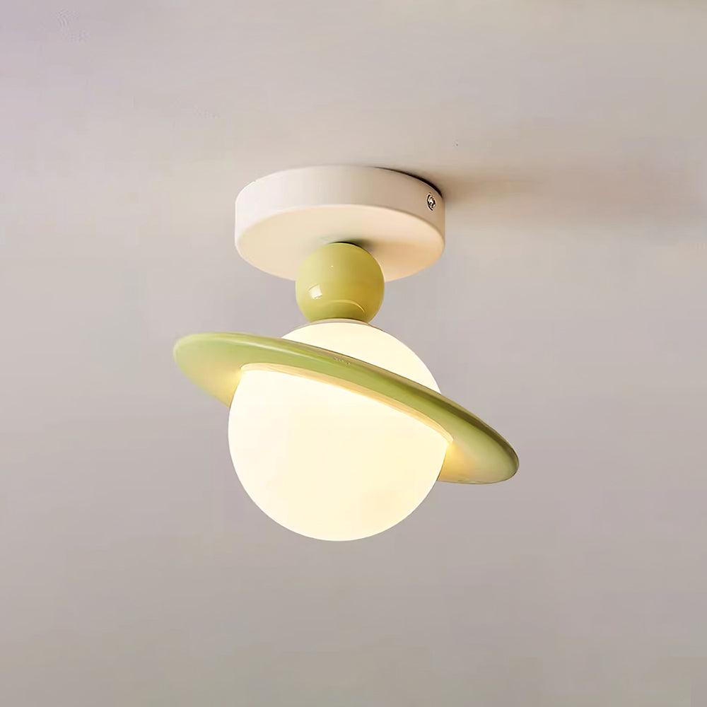 Pivoro Red and White Ceiling Light - Lamp Copper