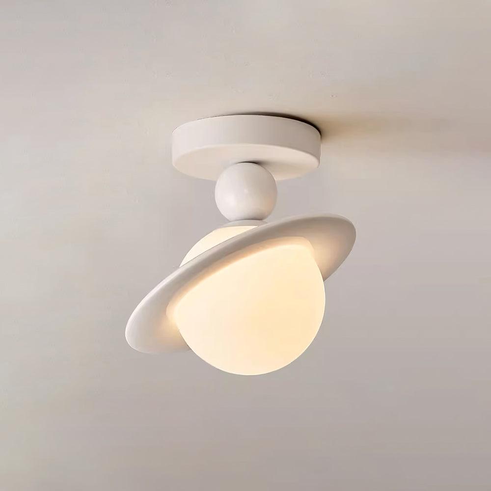 Pivoro Red and White Ceiling Light - Lamp Copper