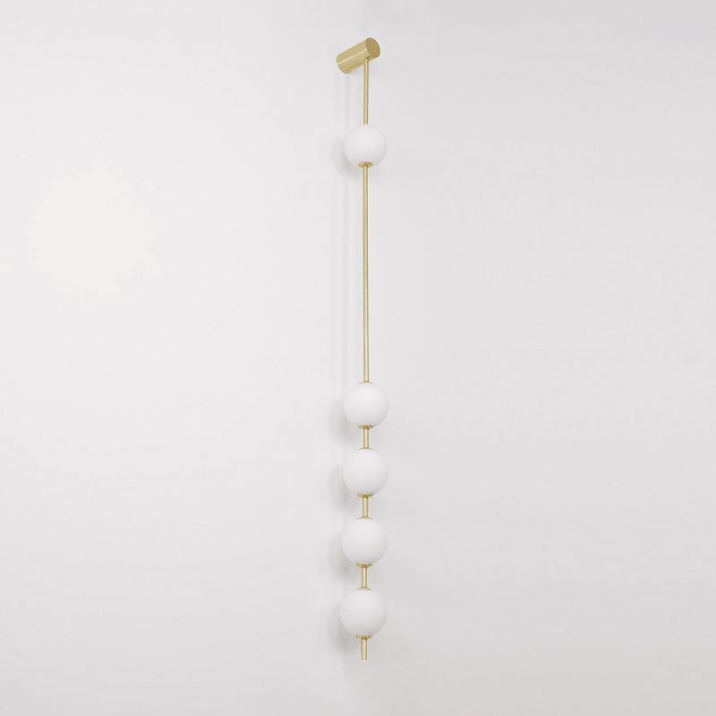 Valentina Vertical Balls Wall Lamp - Lamp Copper