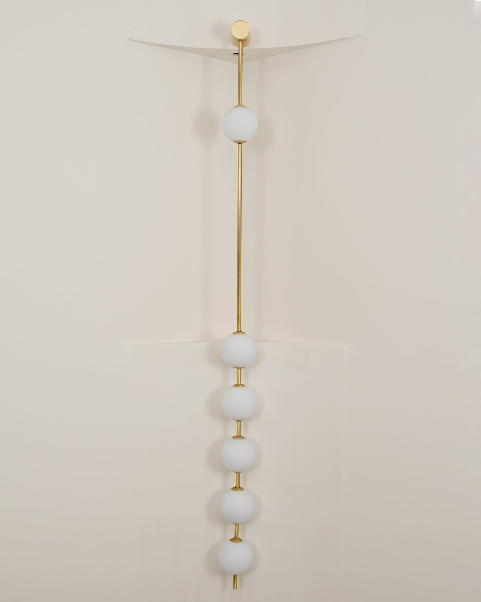 Valentina Vertical Balls Wall Lamp - Lamp Copper