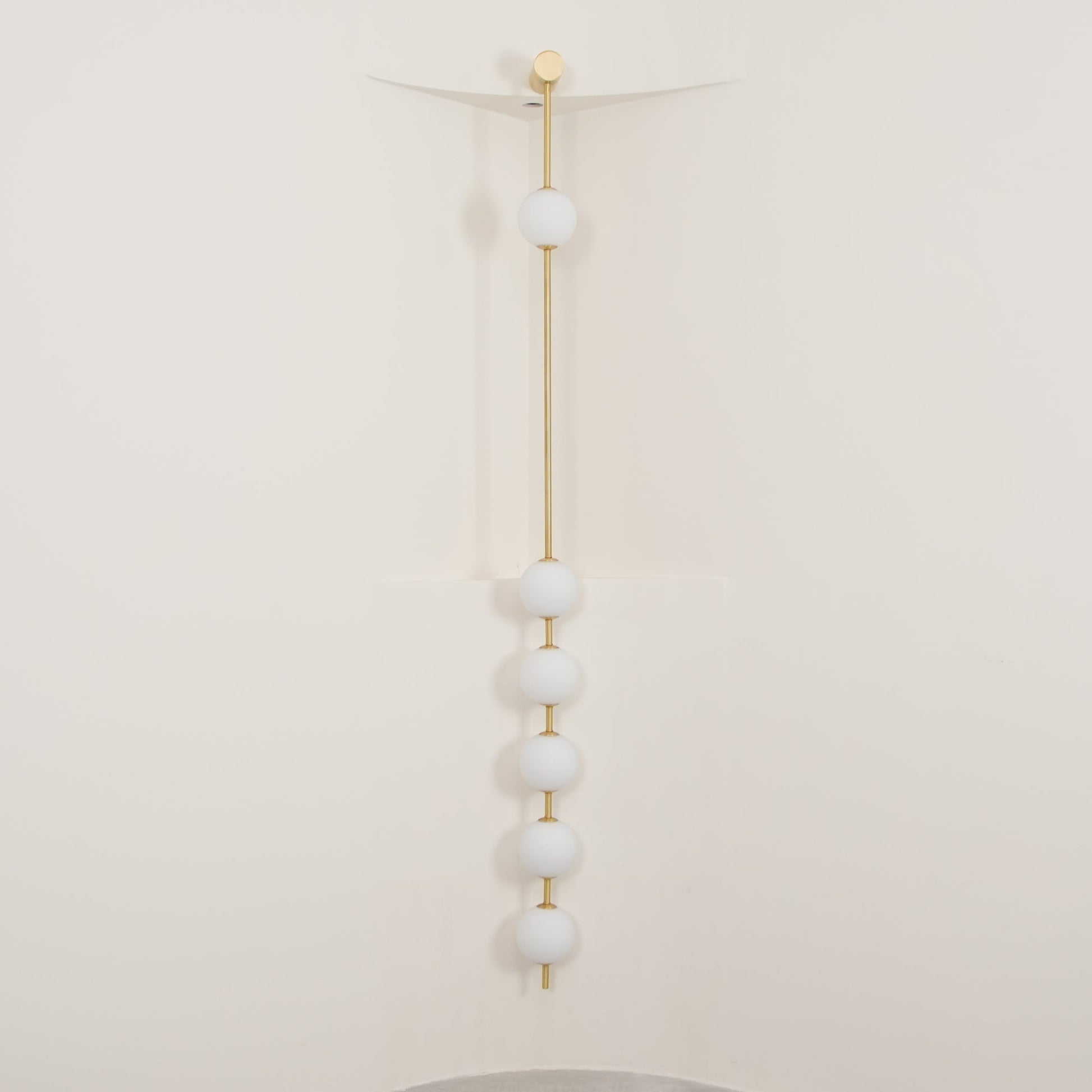 Valentina Vertical Balls Wall Lamp - Lamp Copper