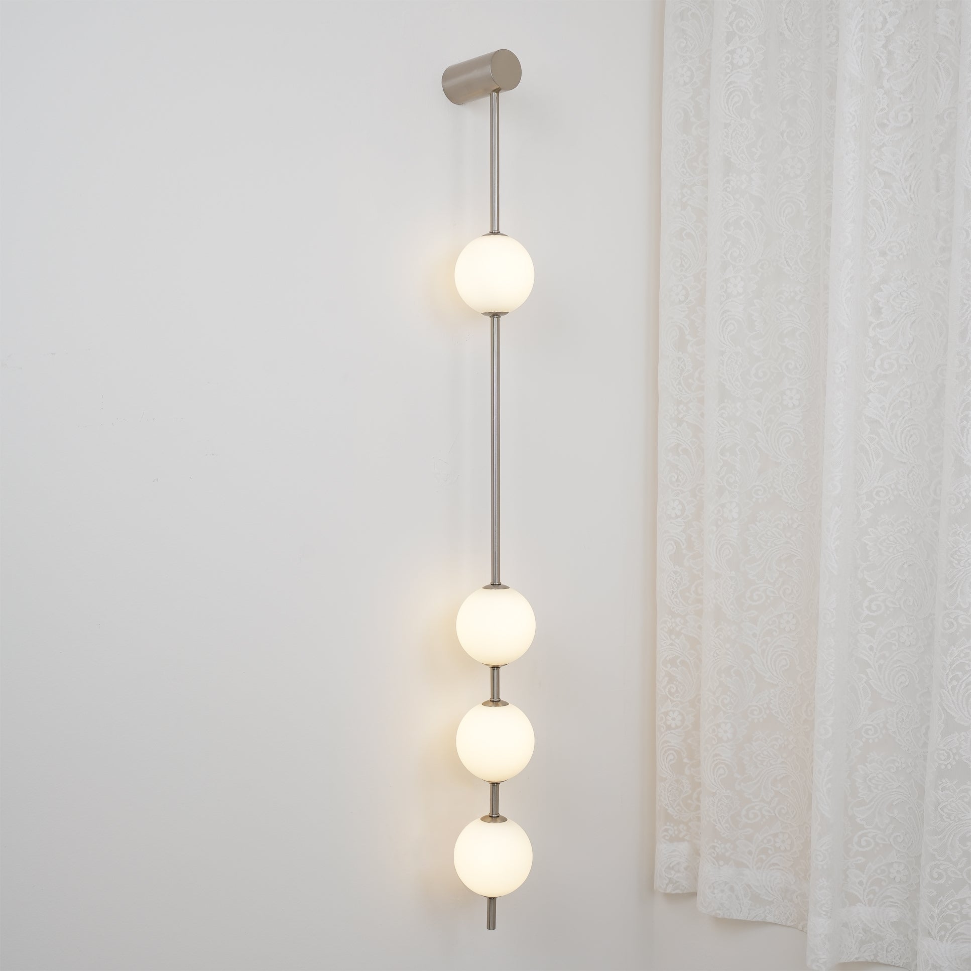 Valentina Vertical Balls Wall Lamp - Lamp Copper