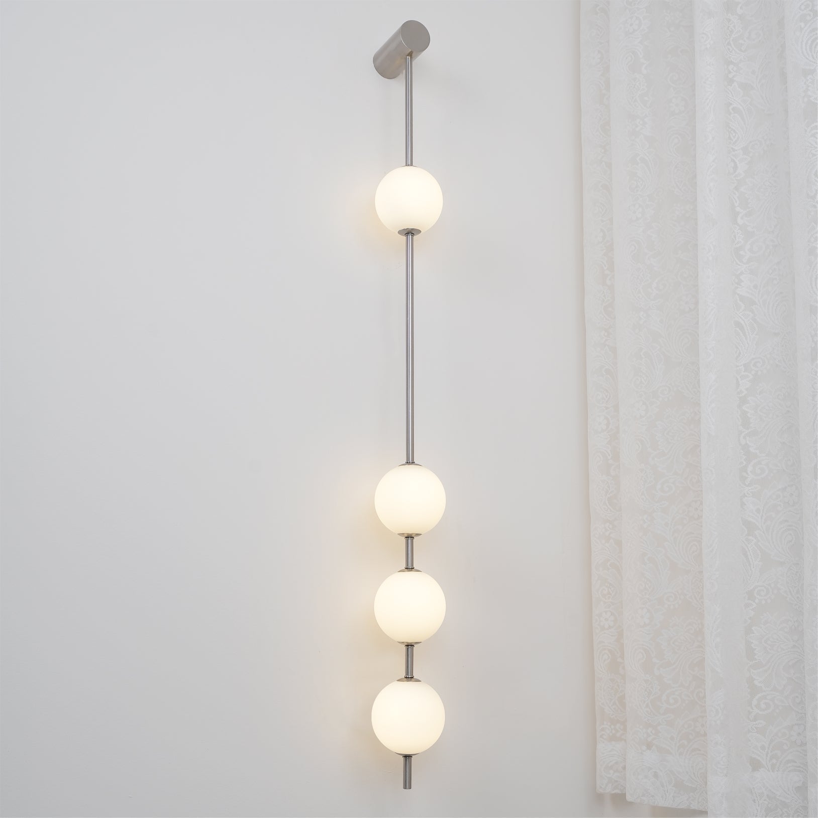 Valentina Vertical Balls Wall Lamp - Lamp Copper
