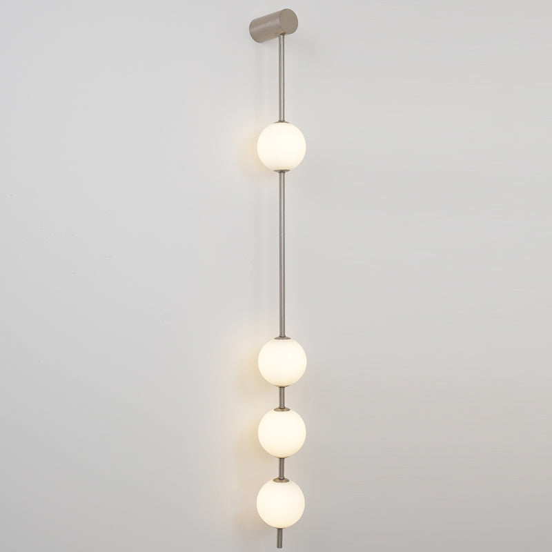 Valentina Vertical Balls Wall Lamp - Lamp Copper