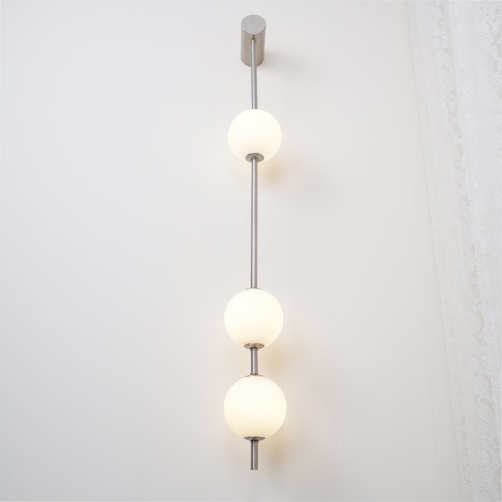 Valentina Vertical Balls Wall Lamp - Lamp Copper