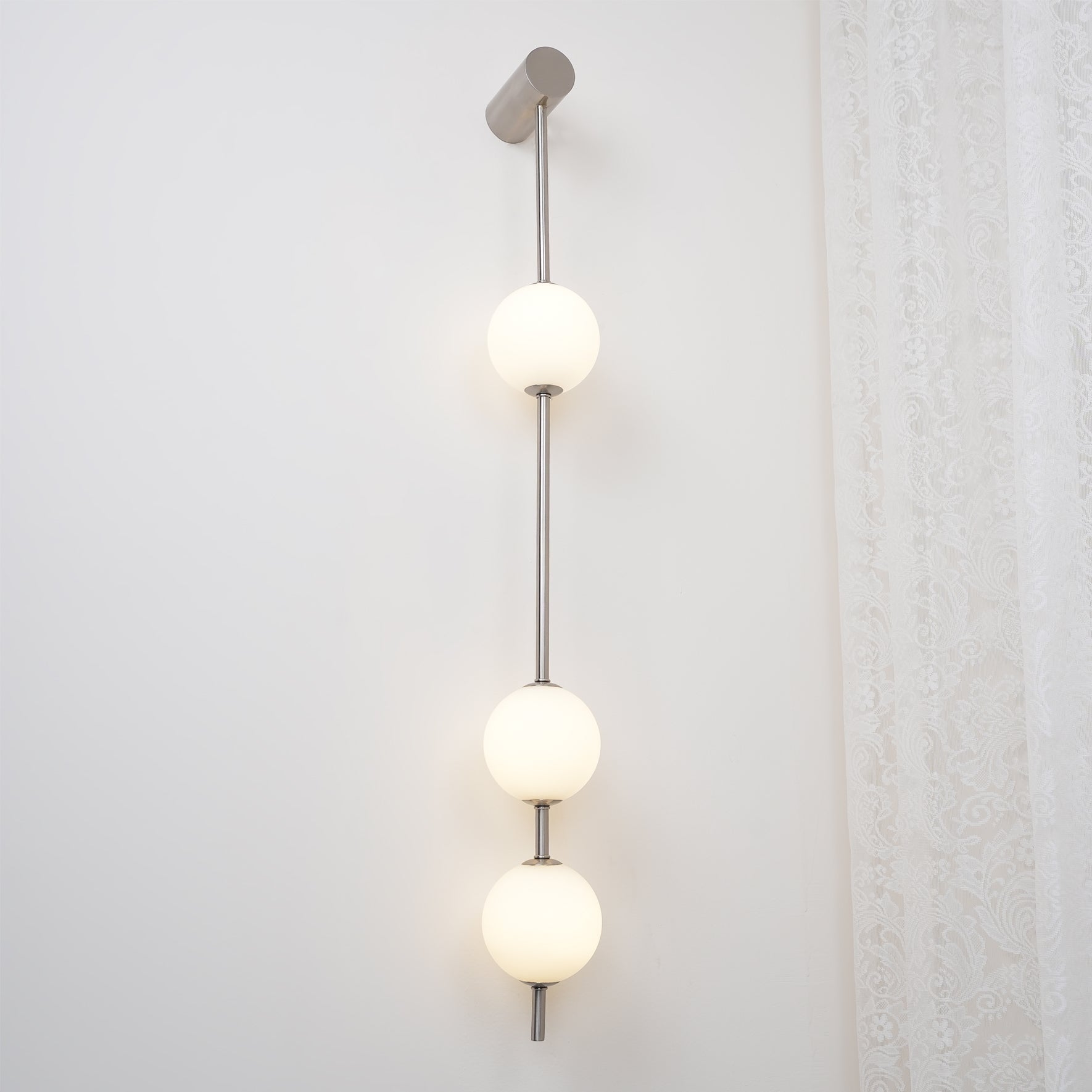 Valentina Vertical Balls Wall Lamp - Lamp Copper