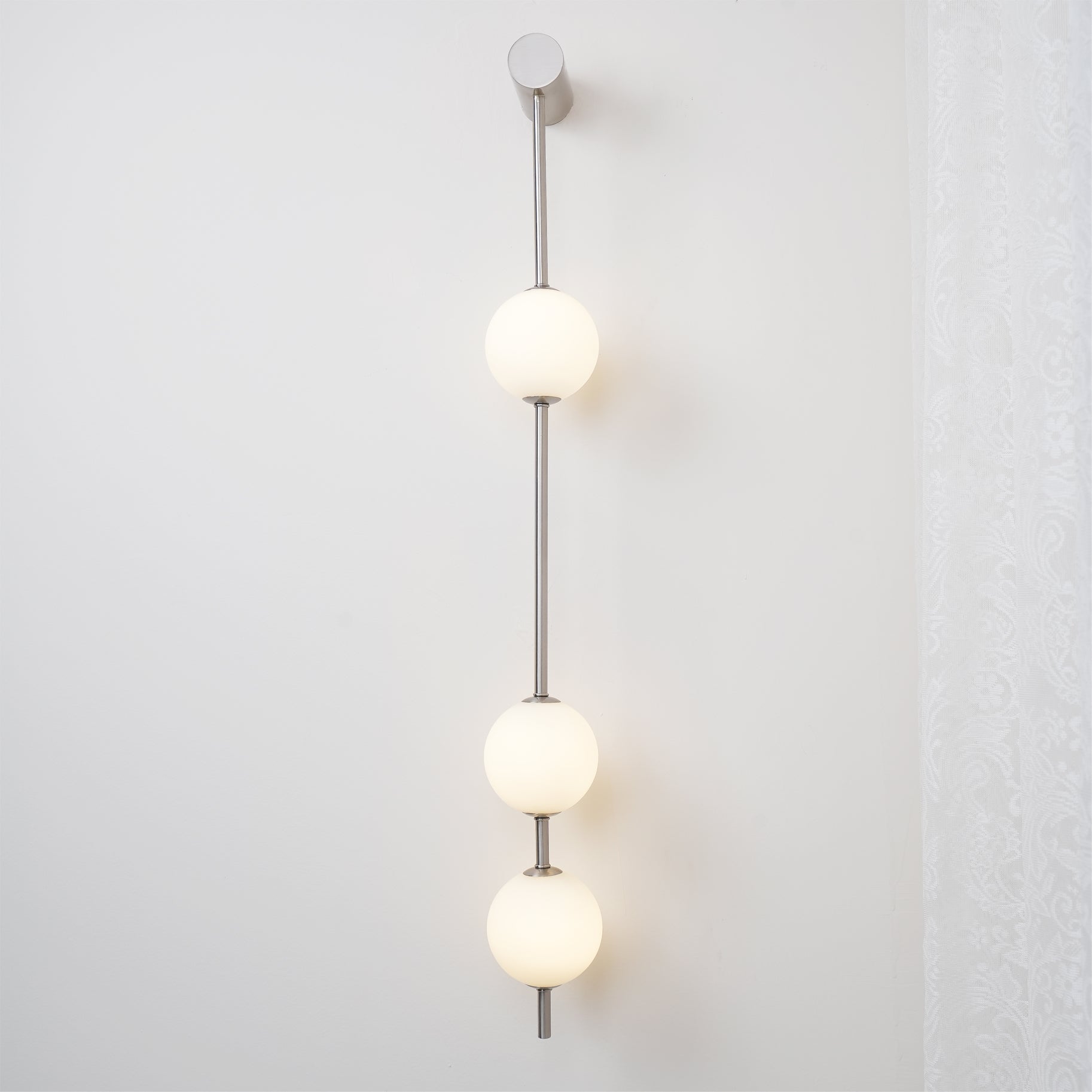 Valentina Vertical Balls Wall Lamp - Lamp Copper