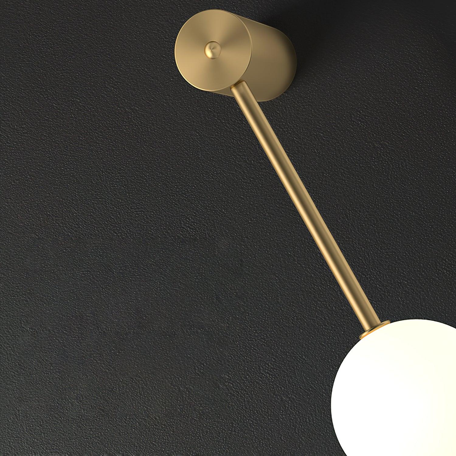 Valentina Vertical Balls Wall Lamp - Lamp Copper