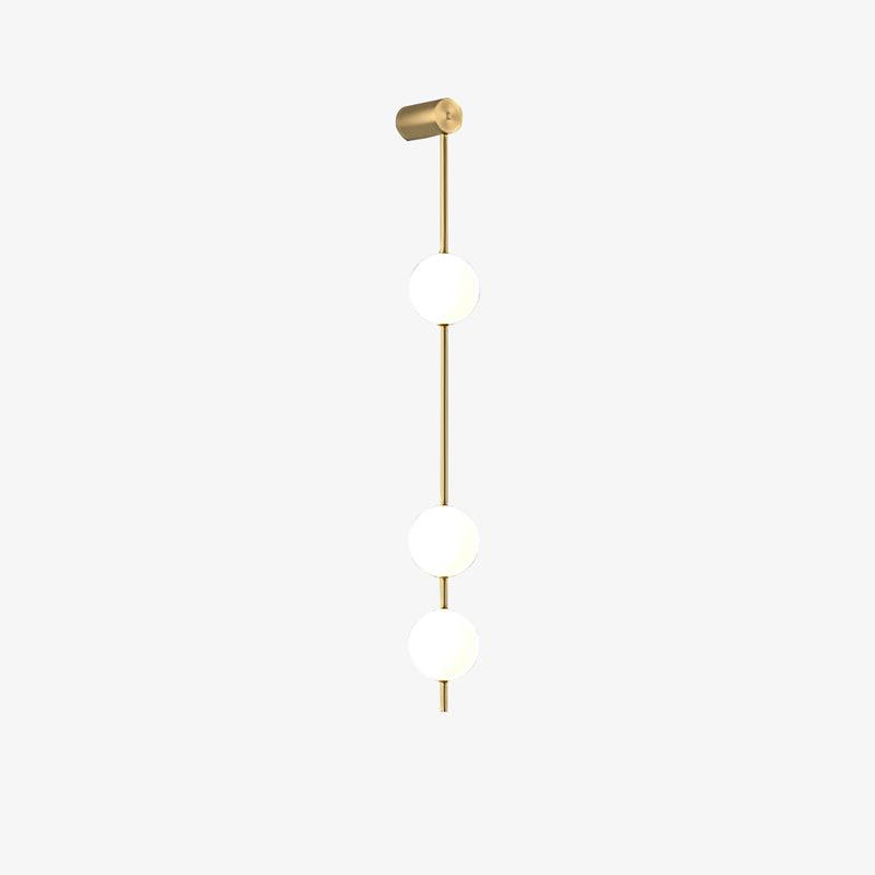 Valentina Vertical Balls Wall Lamp - Lamp Copper