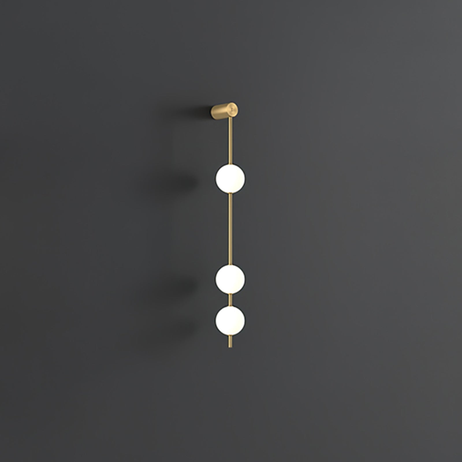 Valentina Vertical Balls Wall Lamp - Lamp Copper