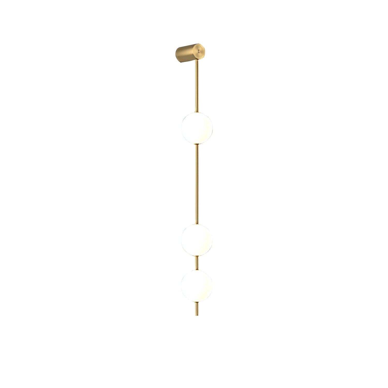 Valentina Vertical Balls Wall Lamp - Lamp Copper