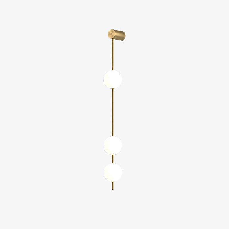 Valentina Vertical Balls Wall Lamp - Lamp Copper