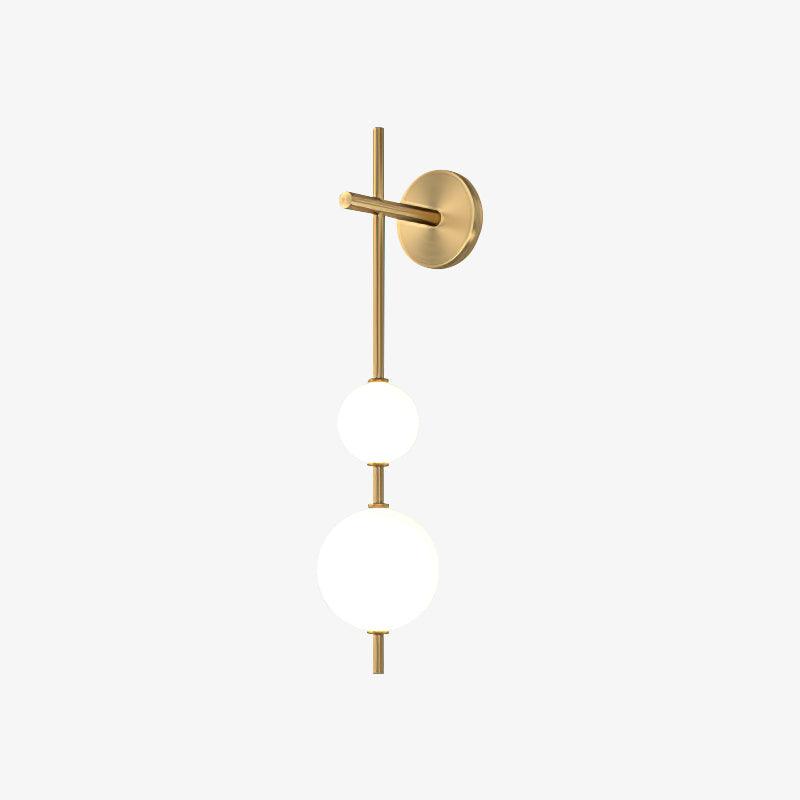 Cerin Vertical Globe Wall Lamp - Lamp Copper