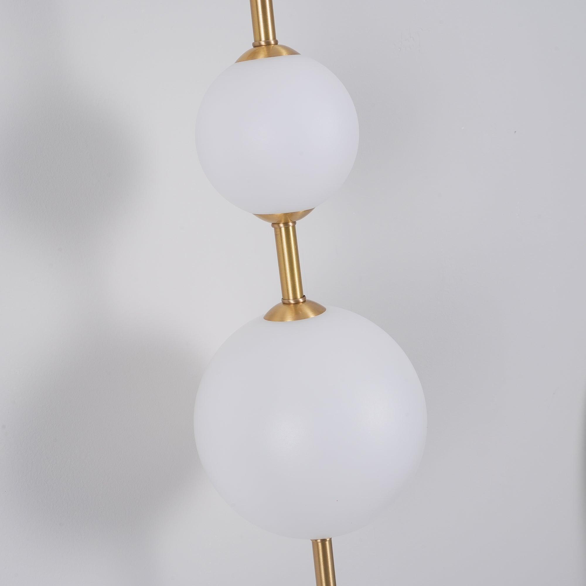 Cerin Vertical Globe Wall Lamp - Lamp Copper