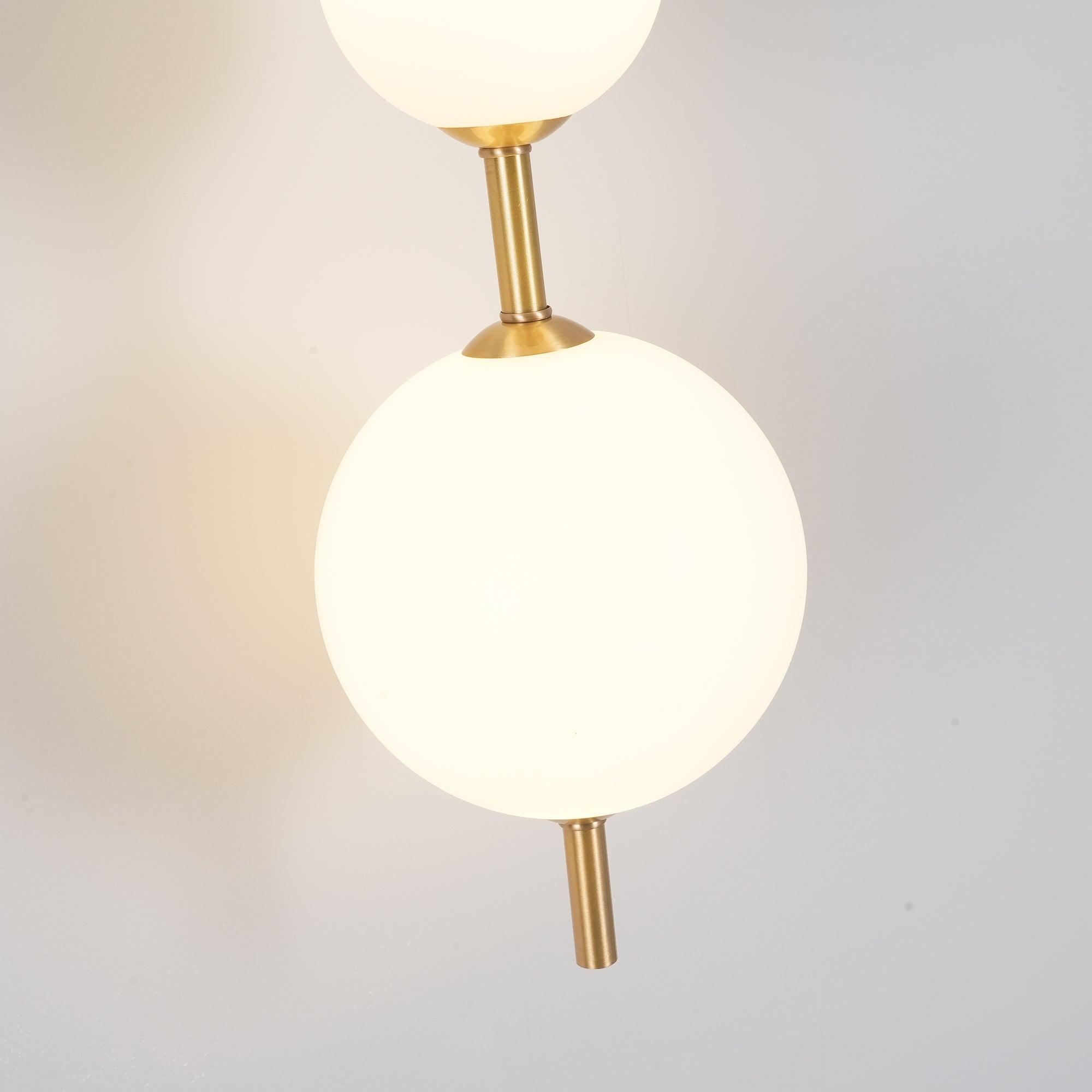 Cerin Vertical Globe Wall Lamp - Lamp Copper