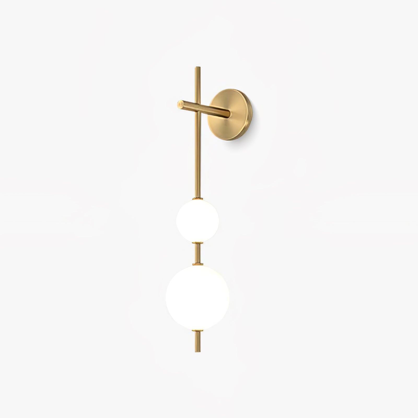 Cerin Vertical Globe Wall Lamp - Lamp Copper