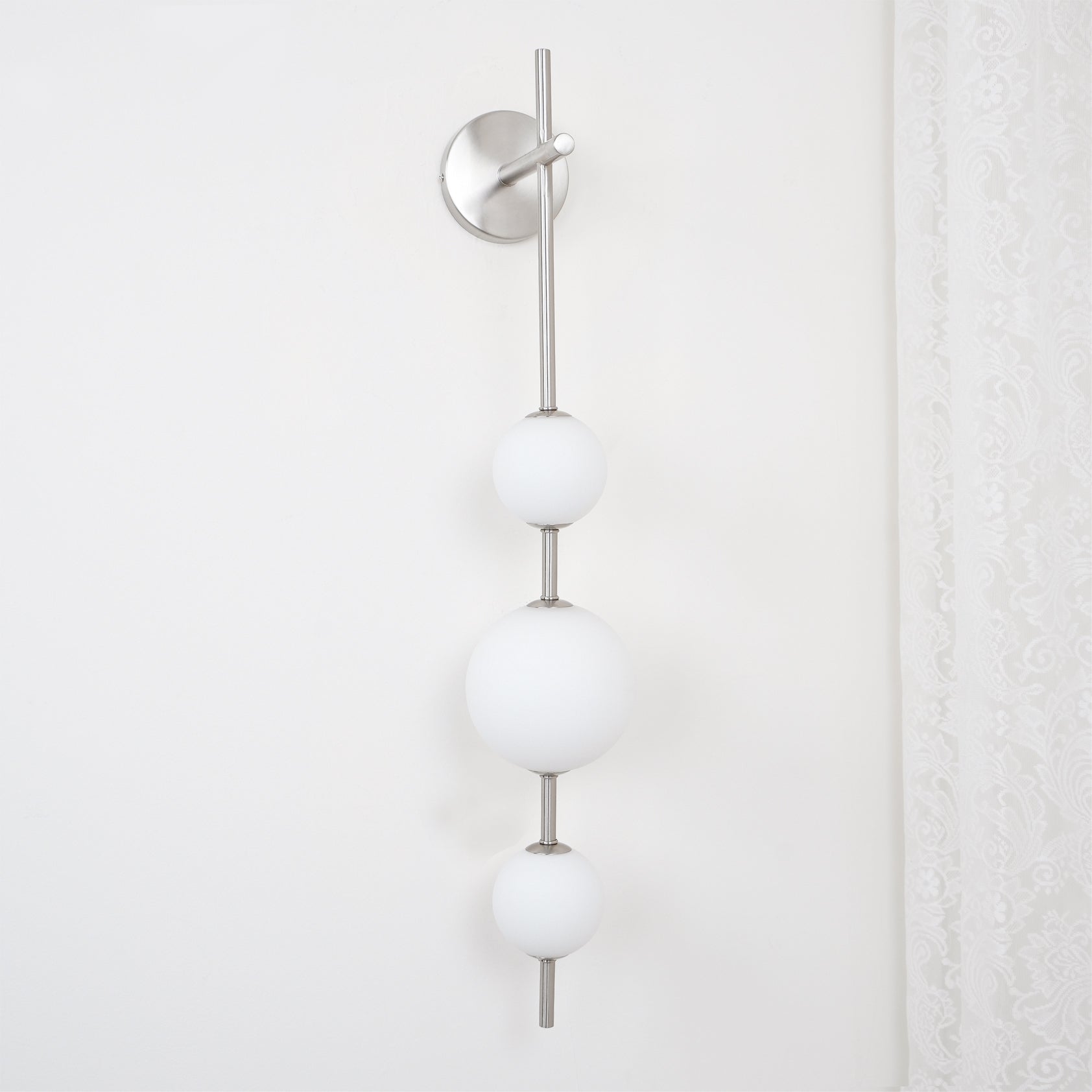 Cerin Vertical Globe Wall Lamp - Lamp Copper