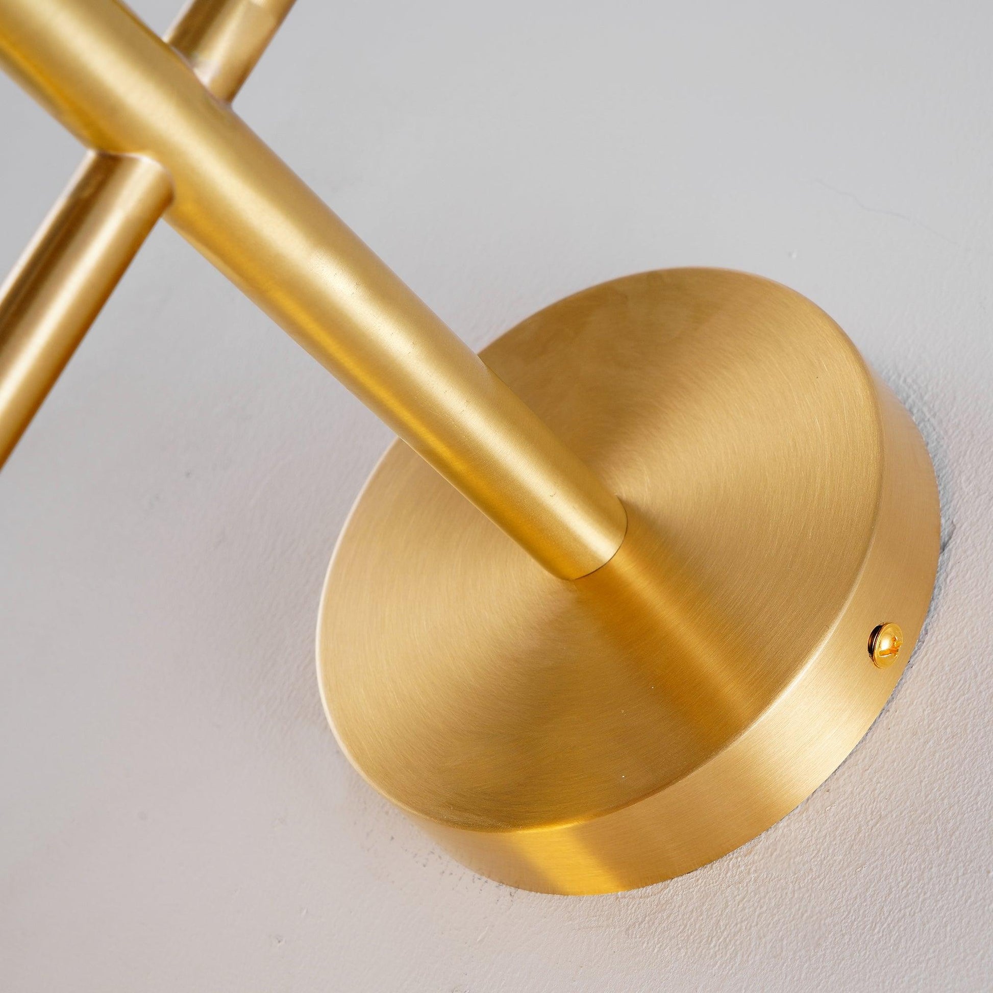 Cerin Vertical Globe Wall Lamp - Lamp Copper