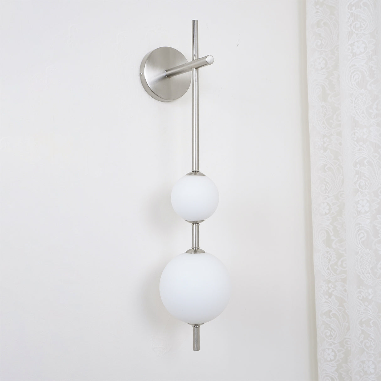 Cerin Vertical Globe Wall Lamp - Lamp Copper