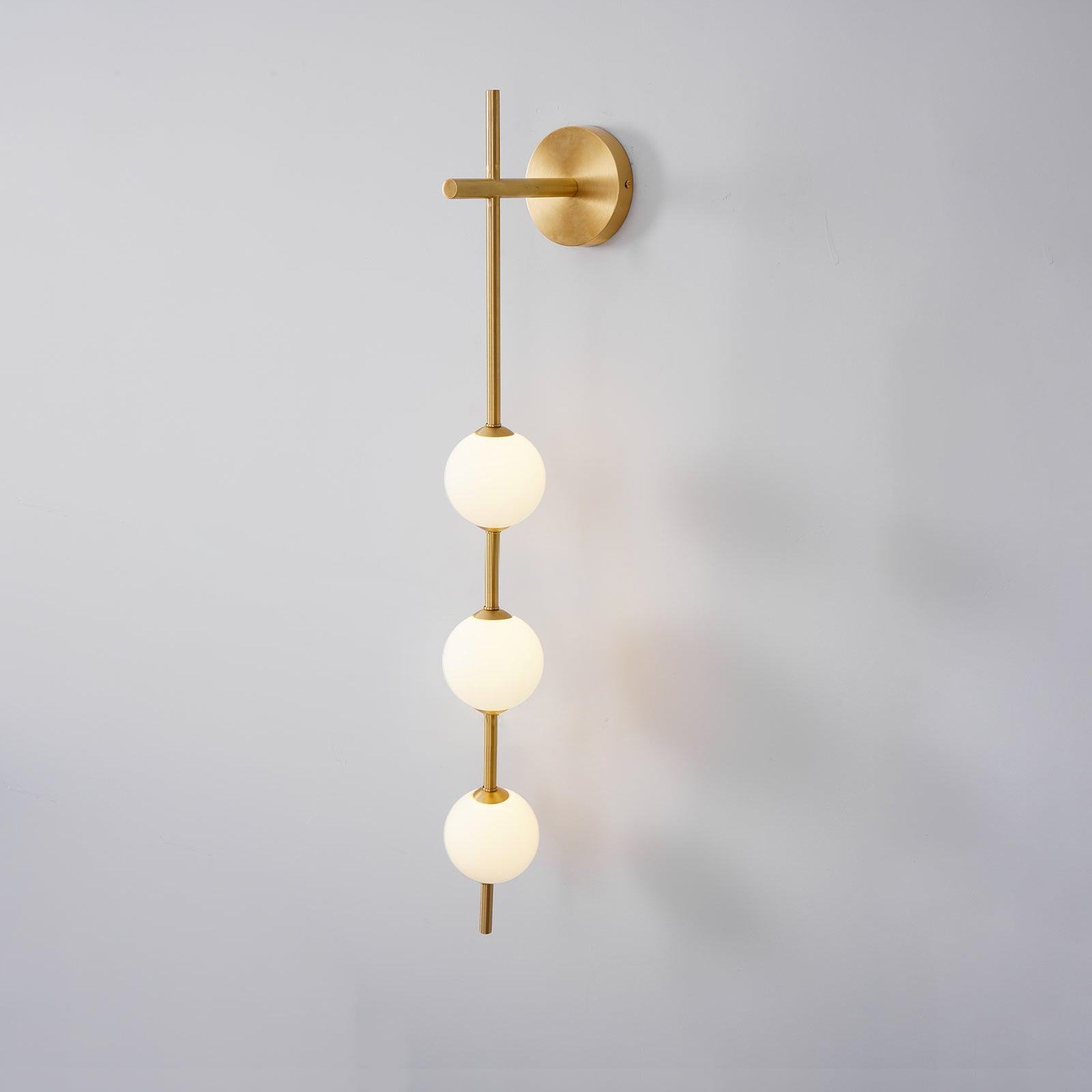 Cerin Vertical Globe Wall Lamp - Lamp Copper