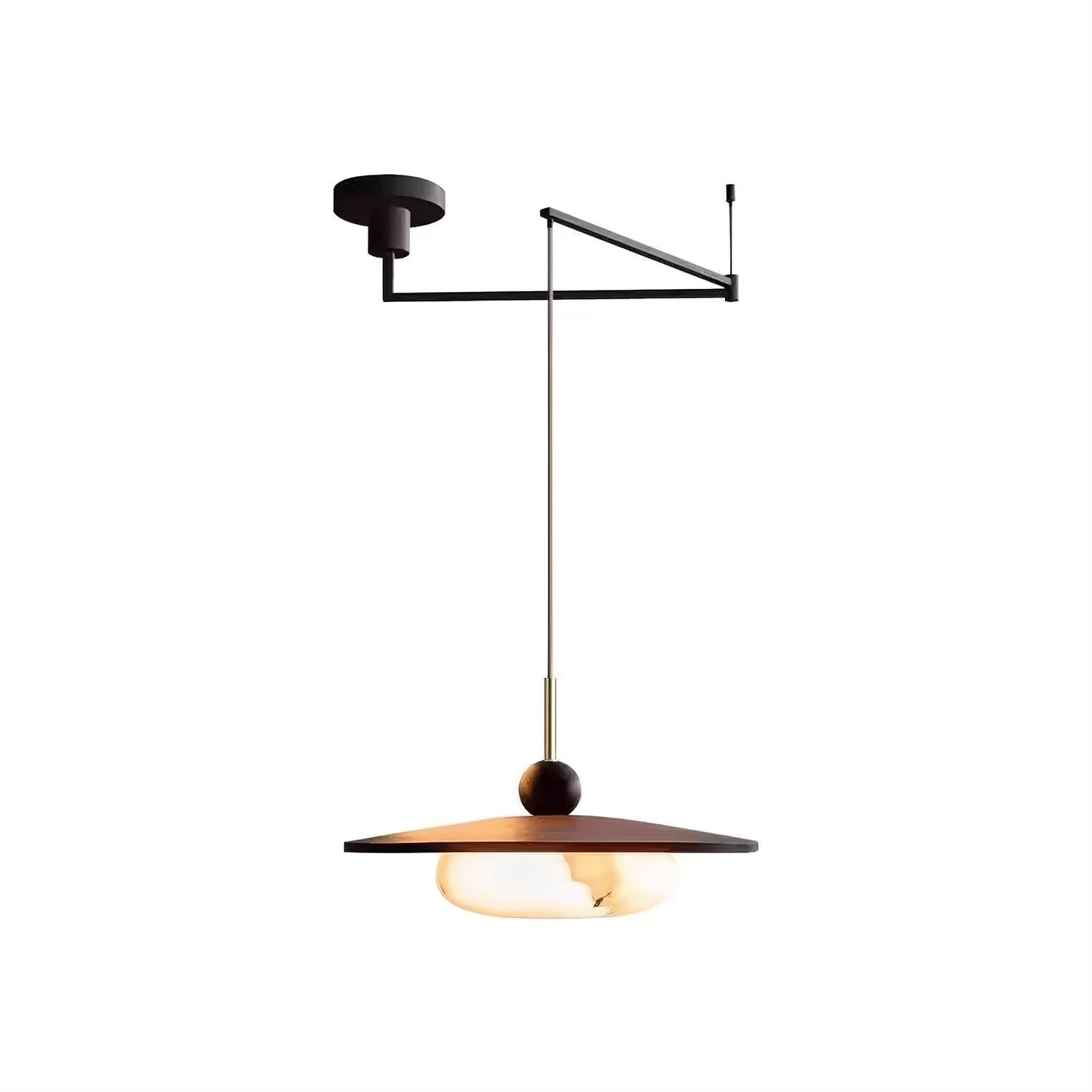 Avione Adjustable Pendant Light - Lamp Copper