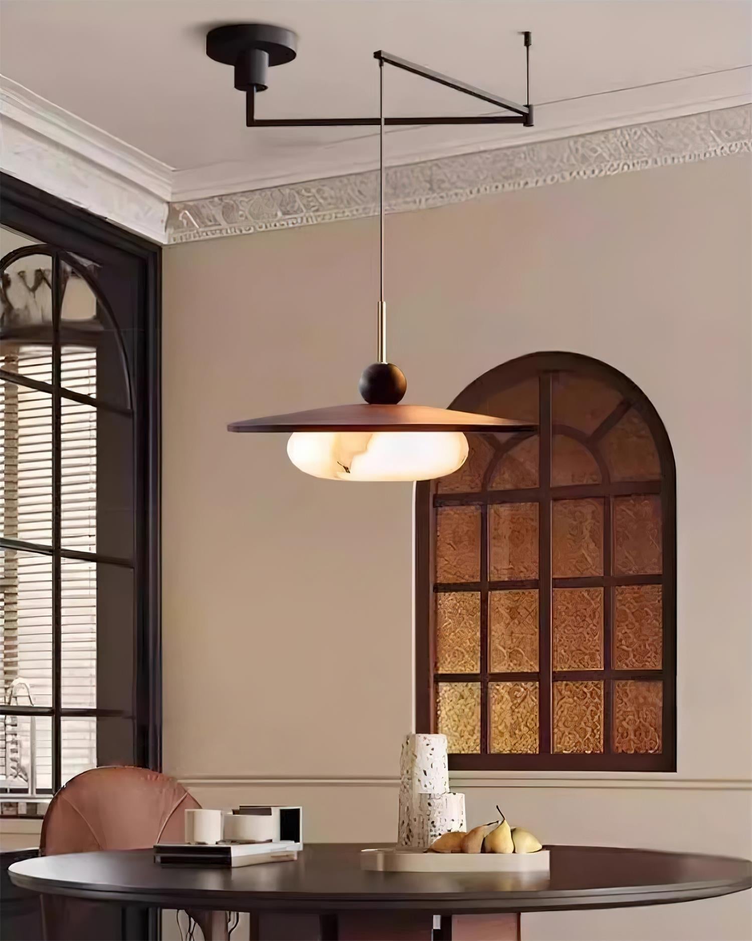 Avione Adjustable Pendant Light - Lamp Copper