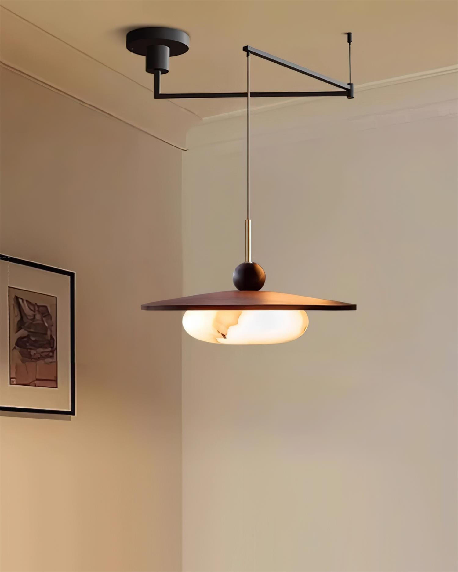 Avione Adjustable Pendant Light - Lamp Copper