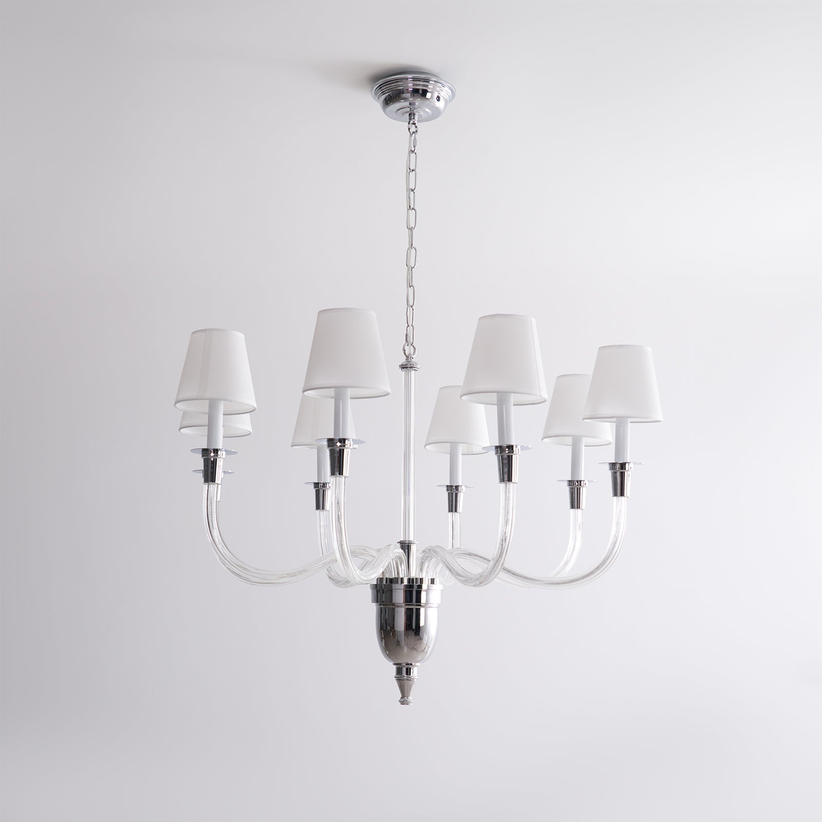 Syvinor Postmodern Luxury Crystal Fabric Chandelier - Lamp Copper