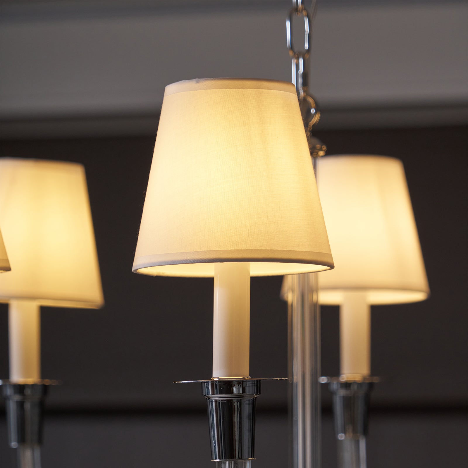 Syvinor Postmodern Luxury Crystal Fabric Chandelier - Lamp Copper