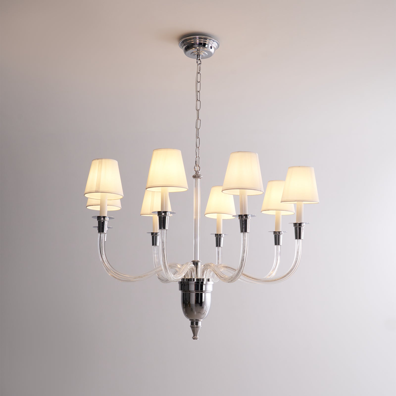 Syvinor Postmodern Luxury Crystal Fabric Chandelier - Lamp Copper
