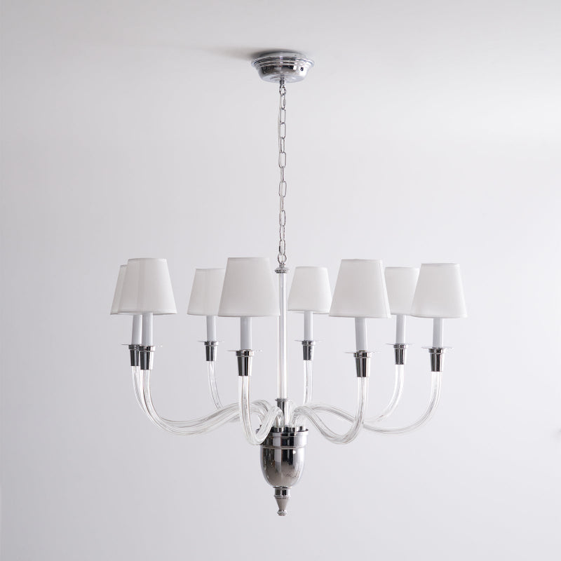 Syvinor Postmodern Luxury Crystal Fabric Chandelier - Lamp Copper