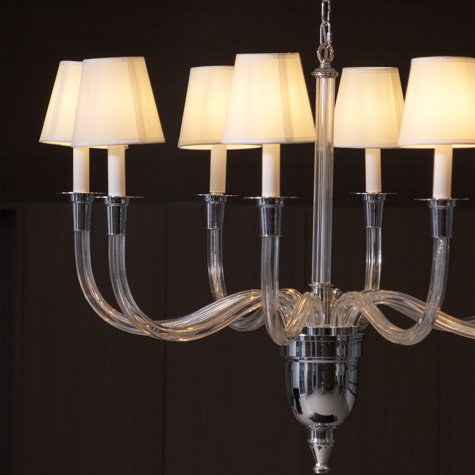 Syvinor Postmodern Luxury Crystal Fabric Chandelier - Lamp Copper
