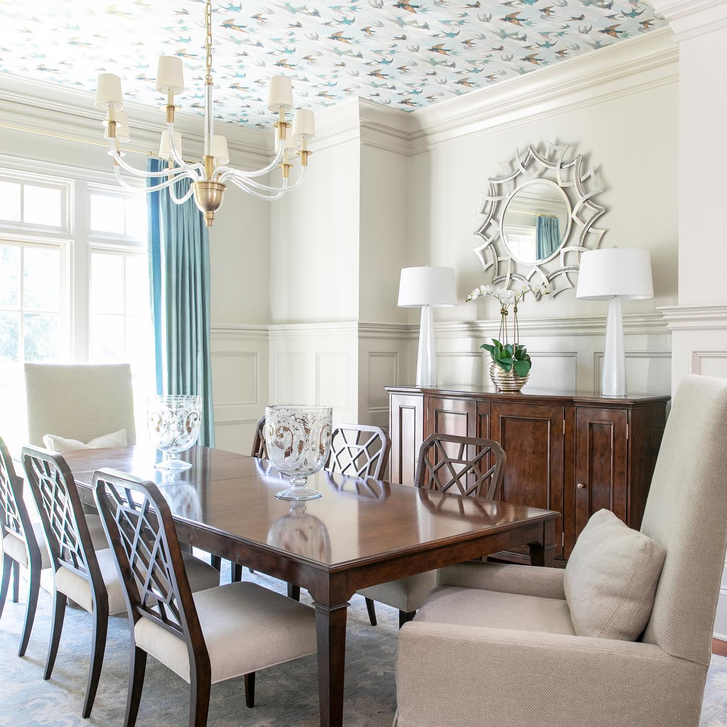Syvinor Postmodern Luxury Crystal Fabric Chandelier - Lamp Copper