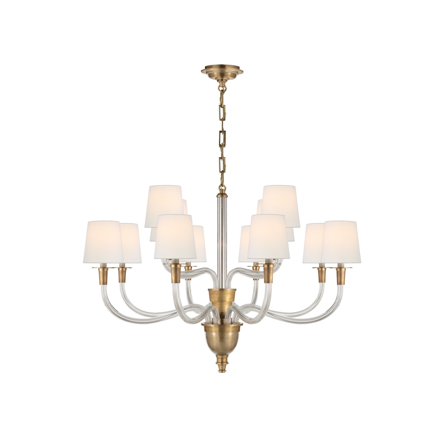 Syvinor Postmodern Luxury Crystal Fabric Chandelier - Lamp Copper