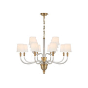 Syvinor Postmodern Luxury Crystal Fabric Chandelier - Lamp Copper