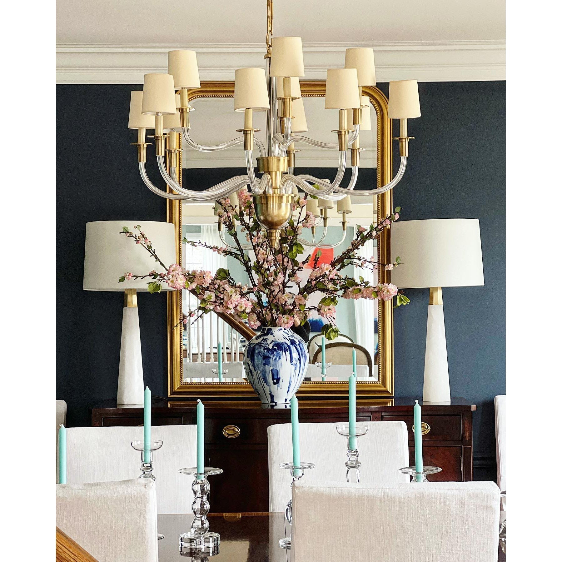 Syvinor Postmodern Luxury Crystal Fabric Chandelier - Lamp Copper