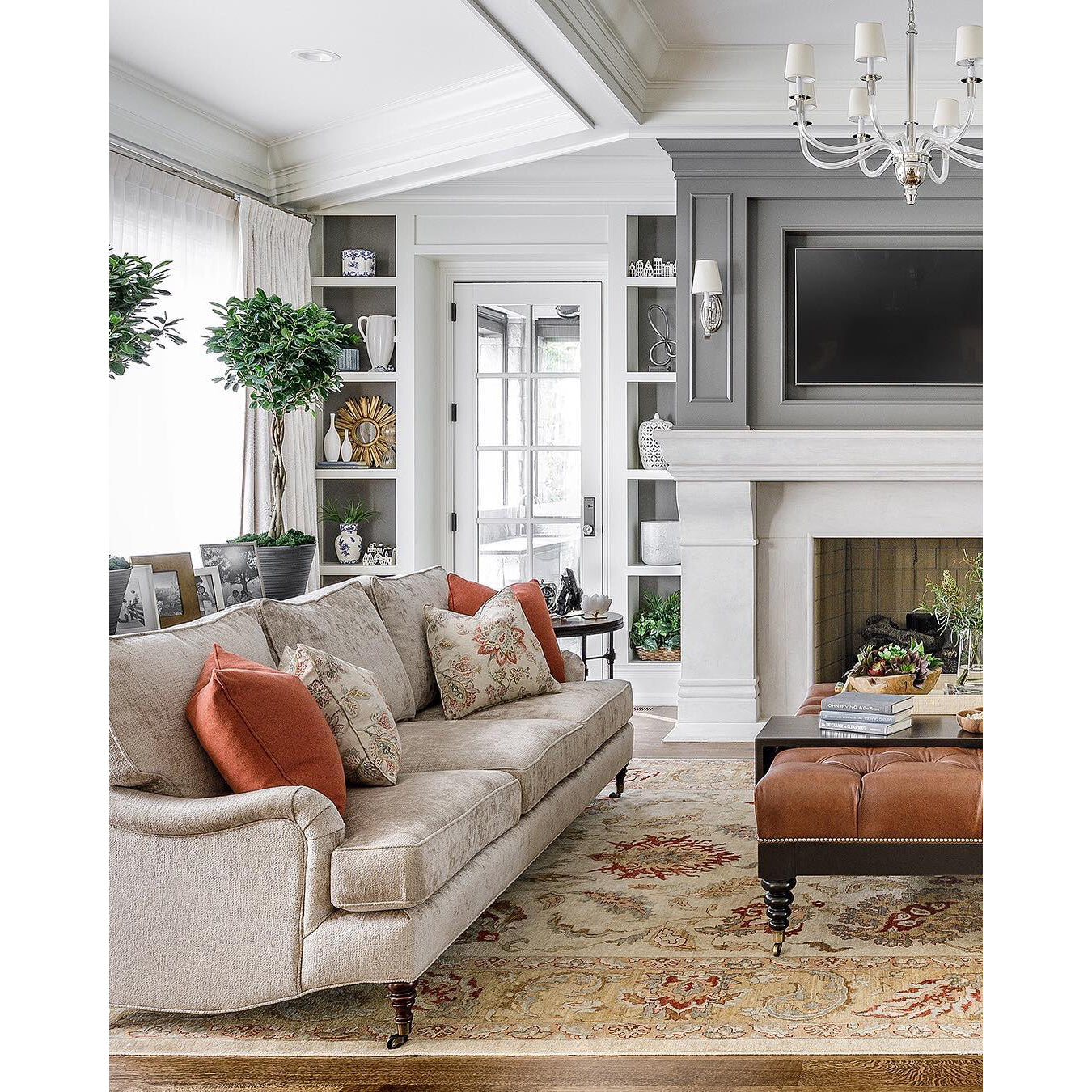 Syvinor Postmodern Luxury Crystal Fabric Chandelier - Lamp Copper