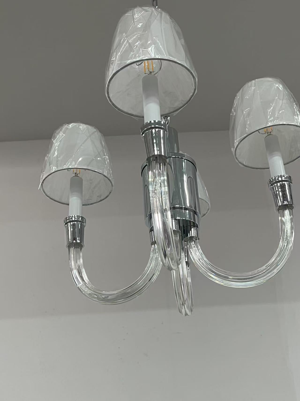 Syvinor Postmodern Luxury Crystal Fabric Chandelier - Lamp Copper