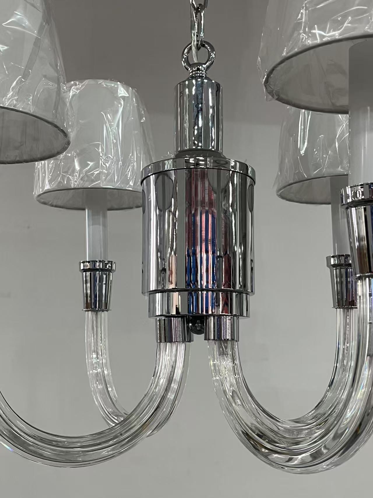 Syvinor Postmodern Luxury Crystal Fabric Chandelier - Lamp Copper