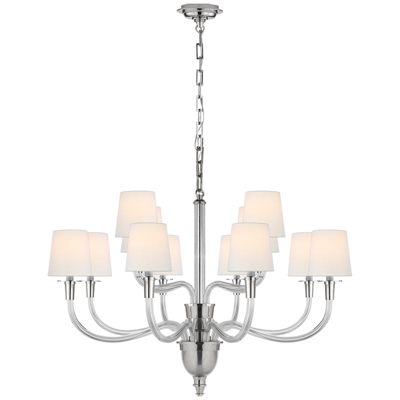 Syvinor Postmodern Luxury Crystal Fabric Chandelier - Lamp Copper