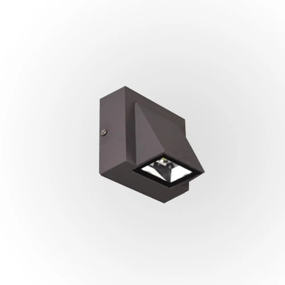 Vexto Modern Black Metal LED Outdoor Wall Lamp - Lamp Copper