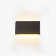 Bastro Modern Rectagulart Waterproof Outdoor Wall Lamp, Black/White - Lamp Copper