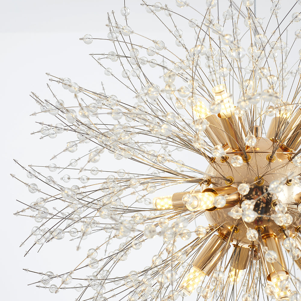 Kalia Vintage Pendant Light Dandelion firework - Lamp Copper